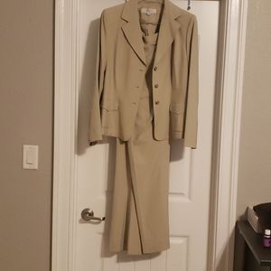 Beige suit